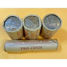 AUSTRALIA 1980, 1982 . TWO 2 and FIFTY 50 CENTS . RAM ROLLS AUSTRALIA 1980, 1982 . TWO 2 and FIFTY 50 CENTS . RAM ROLLS